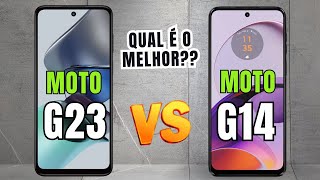 MOTO G23 VS MOTO G14 COMPARATIVO QUAL COMPRAR  📱 canaldwn [upl. by Ponce]