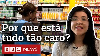 Da gasolina à comida por que tudo está tão caro no Brasil [upl. by Emmie]