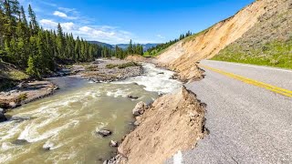 Chilcotin River landslide impact [upl. by Lesslie136]