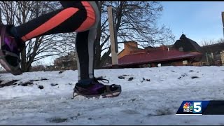 Athlete explains how to stay safe warm during winter marathon training [upl. by Hemminger]