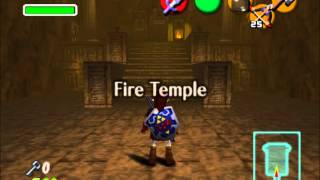 Zelda Ocarina of Time  Fire Temple Original music [upl. by Acisset]