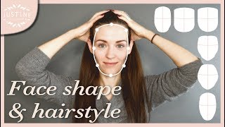 Good hairstyles for your face shape amp how to determine your shape  Justine Leconte [upl. by Fitton357]