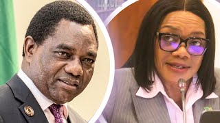 President Hakainde Hichilema fired Sivia Masebo is it true ZAMSA Full story [upl. by Nerrual]