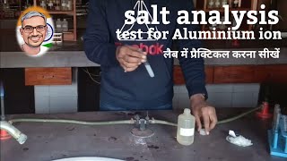 aluminium ion salt analysis Al3 neet [upl. by Yreffoeg7]