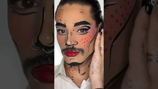 Pop art makeup look makeuptutorial makeup [upl. by Neevan]