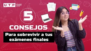 5 CONSEJOS PARA SOBREVIVIR A TUS EXÁMENES FINALES [upl. by Nitsraek123]