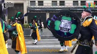 2022 02 NYPD Emerald Society Pipes and Drums  RIP Wilbert Mora [upl. by Doownil]