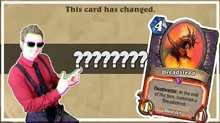 Hearthstone How Does The New Dreadsteed Work [upl. by Zilevi]