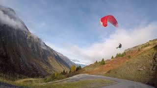 parapente legrand sylvain col du glandon 1 octobre 2017 nervures diamir 2 [upl. by Mikeb]