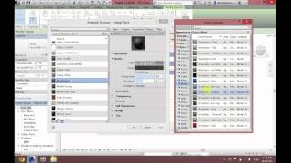 How to Change Materials and Render Appearance in Revit Architecture [upl. by Saxela]