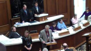 Bridget Sloan honored by Indiana State Legislature [upl. by Arutek]