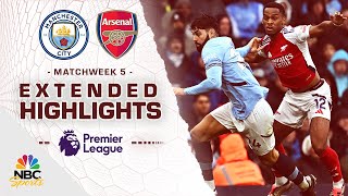 Manchester City v Arsenal  PREMIER LEAGUE HIGHLIGHTS  9222024  NBC Sports [upl. by Lebana]