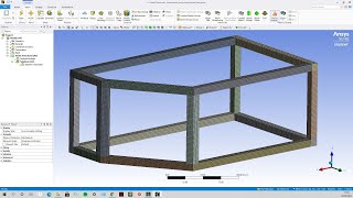 ANSYS Structured Hexahedral Mesh Tutorial  Quick and Easy [upl. by Crystie]