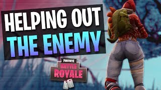 HELPING OUT THE ENEMY  Tfue Fortnite Twitch Highlights 7 [upl. by Atiken899]