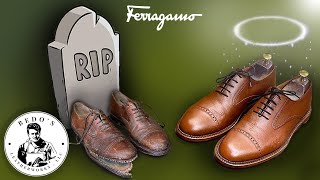 These Shoes Were RESSURECTED Ferragamo Comes Back To Life Restoration [upl. by Wertheimer]