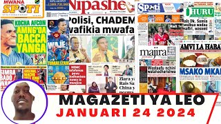 Magazeti ya leo 2412024 Magazeti ya leo asubuhi jumatanomagazeti ya michezo leo ijumatanoStars [upl. by Ahseyd758]