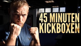 45 Minuten Kickbox Workout  Training für daheim zum Mitmachen  Bodyweight Übungen [upl. by Kinsler363]