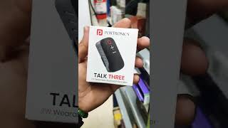 Portronics TALK THREE wearable Bluetooth speaker shortssmartdevice pleasefollow subscribe [upl. by Ardie]