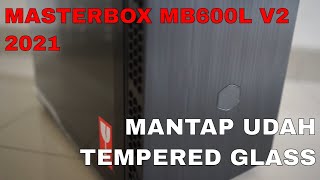 Unboxing Coolermaster MASTERBOX MB600L V2  Casing Tempered Glass buat ATX [upl. by Raab]