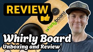 Whirly Board Review amp Unboxing Ultimate Balance Trainer for Sports Strength Rehab amp Standing Desk [upl. by Irrok323]