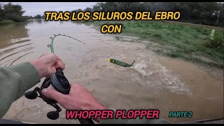 Con el WHOPPER PLOPPER tras los SILUROS del EBRO Parte 2 [upl. by Naoma457]