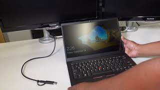 How to set up your Lenovo ThinkPad USB C with USB A Dock [upl. by Finnegan]