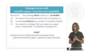 Strategies to preedit scientific papers concision and readability   UPV [upl. by Iolanthe]