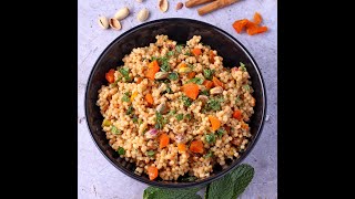 Vegetable couscous  make tasty and healthy couscous this way [upl. by Kina]