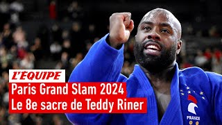 Paris Grand Slam 2024  Teddy Riner glane son 8e titre synonyme de record  Le replay de sa finale [upl. by Icken]