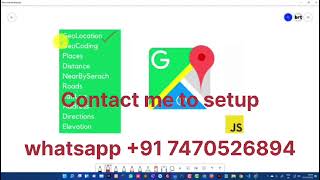 Google Maps API in Hindi  Geolocation GeoCoding Distance Matrix Places API in JavaScript [upl. by Jerome]