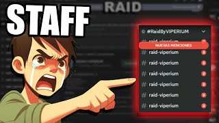 Discord Server Raid quot STAFF CORRUPTquot  Bot Raid Server  Discord Token Generator Bot [upl. by Ahsenet]