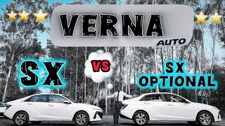 verna sx ivt vs sx optional ivt comparison in detail review with benefits advantage  verna ivt 2024 [upl. by Anat77]