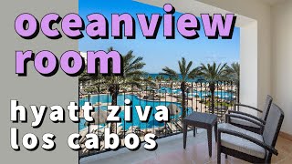 Hyatt Ziva Los Cabos  Oceanview Room [upl. by Akselaw]