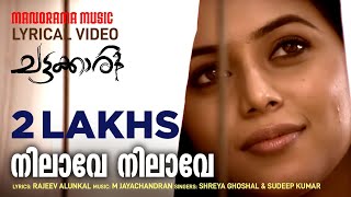 Nilaave Nilaave  Video Lyrical  Chattakkari  Shreya Ghoshal  M Jayachandran  Lyrics Video [upl. by Anolahs282]