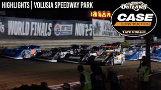 World of Outlaws CASE Late Models at Volusia Speedway Park February 18 2022  HIGHLIGHTS [upl. by Nerissa346]