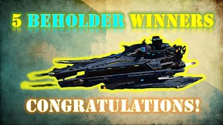 5 BEHOLDER WINNERS WATCH THE WHOLE VIDEO CONGRATULATIONS War Robots [upl. by At797]