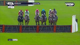 Top prospect STAGE STAR dominates in the Challow Hurdle [upl. by Gnivri816]