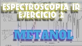 Espectroscopia IR Metanol alcoholes primarios [upl. by Norine503]