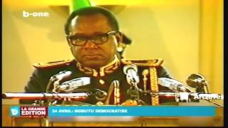 Le 24 AVRIL 1990 MOBUTU Démocratisé [upl. by My]