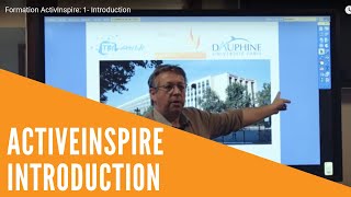 Formation ActivInspire 1 Introduction [upl. by Coretta530]