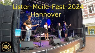 Hannover 🎶Lister Meile🎸🍟 Fest 2024 4K [upl. by Buhler]