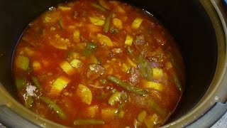 Pressure Cooker Beef Soup [upl. by Anaoy]