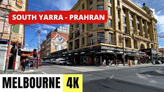 MELBOURNE AUSTRALIA 🇦🇺 4K South Yarra Prahran Windsor — Walking Tour [upl. by Goldy]