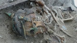 Skeletons of WW1 soldiers discovered in excavated former trenches [upl. by Sassan]