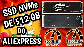 COMPREI UM SSD NVME M2 DA PUSKILL DE 512GB  PRIMEIRA IMPRESSÕES DO ALIEXPRESS [upl. by Hamon]