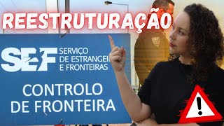 REESTRUTURAÇÃO DO SEF ACONTECERÁ ATÉ MARÇO DE 2023  Será este o fim do SEF Ou apenas uma mudança [upl. by Chrysa252]