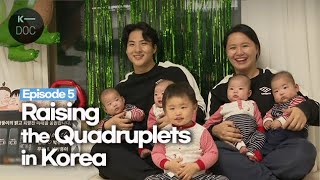 Episode 5 A Korean couple raising quadruplets  couple vlog [upl. by Leontyne]