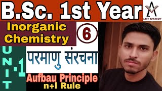 BSc 1st Year Inorganic Chemistry Classes In Hindi Unit1  Aufbau Principle  nl Rule  Lec 6 [upl. by Eidod]