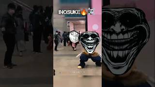 Inosuke🔥☠️ anime edit fpyシ trending ytshorts demonslayer inosuke [upl. by Ardnossac]