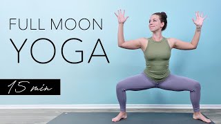 Full Moon Yoga Practice Yoga for Gratitude [upl. by Neenej]